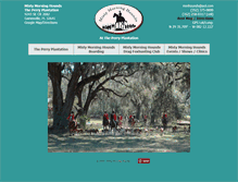 Tablet Screenshot of mistymorninghounds.com